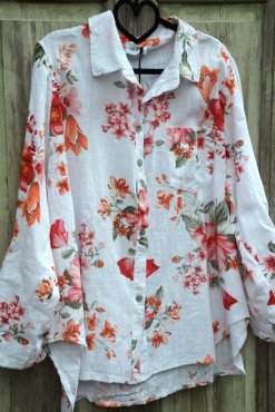 Blus Kelly blommig, one size, Mix By Heart