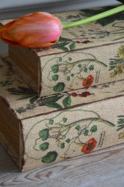 L�da med botaniskt m�nster, S, SLUT