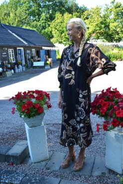 Blommnstrad skjortklnning, one size, Gemini