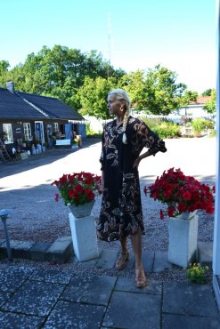Blommnstrad skjortklnning, one size, Gemini