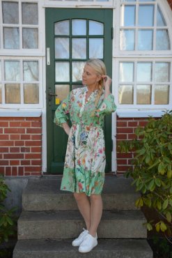 Kl�nning blommig gr�n, one size, Gemini