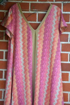 Klnning zickzack, rosa mix, one size, Gemini