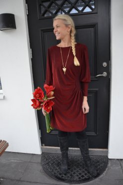 Klnning Luna vinrd, one size, Jrlevik, SLUT