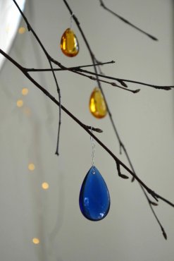 Droppe, Blue Sapphire, 38 mm