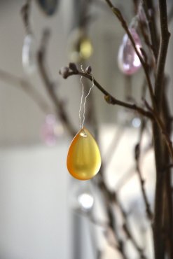 Droppe, Yellow Topaz, 25-29 mm, matt