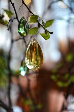 Droppe, Yellow Topaz, 38 mm