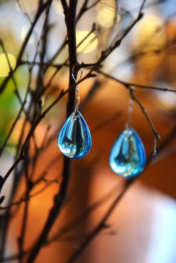 Droppe, Turqoise, 20-24 mm