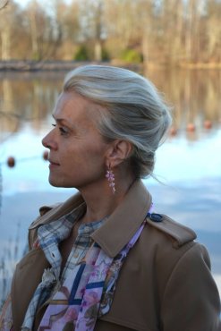 �rh�nge rosa stenar blomma, Gemini