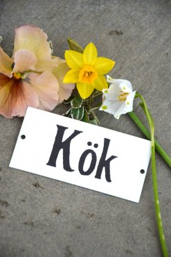 Emaljskylt Kk