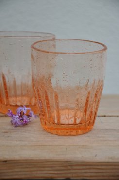 Iseo glas, rosa/korall, Olsson & Jensen