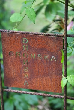 Skylt till armeringsnt, "GRNSKA"