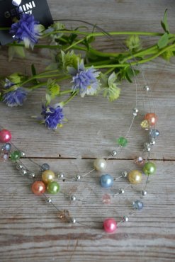 Halsband med runda prlor, Gemini, TILLFLLIGT SLUT