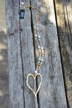 Halsband lngt med stort hjrta, Gemini
