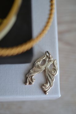 Hnge "Rosett", Sterling silver