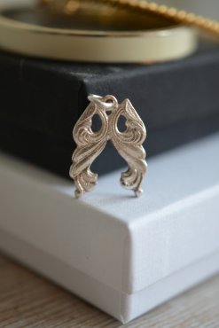 Hnge "Rosett", Sterling silver