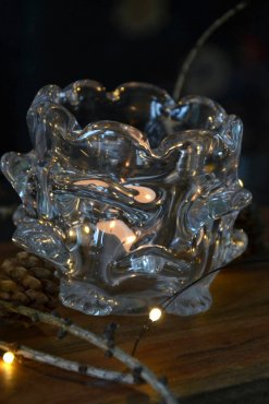 Ljuslykta "Henny" klarglas