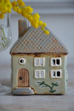 Hus Nyhavn mini gr�n/gr�, Ib Laursen