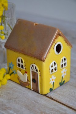 Hus Nyhavn mini gul m h�na, Ib Laursen