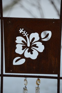 Skylt till armeringsnt, Hibiscus