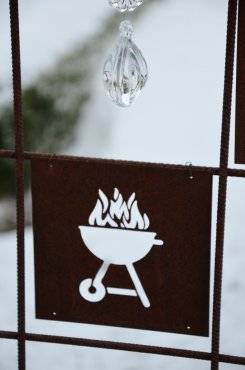 Skylt till armeringsnt, Grillning