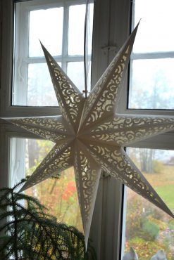 Pappersstjrna Lace, 80 cm