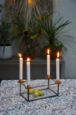 Glasbox med ljushllare, Madam Stoltz