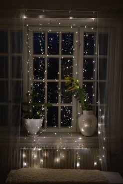 Ljusgardin, "Stjrnhav" lng, TER I LAGER