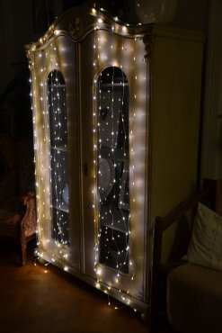 Ljusgardin Sherrie, ute/inneslinga