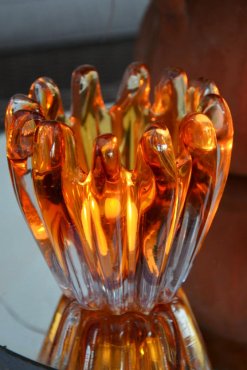 Glaslykta b�rnstensf�rgad