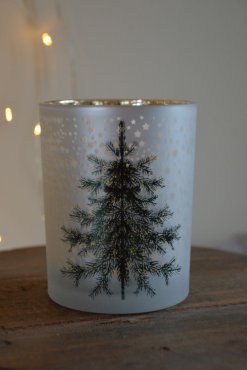 Ljuskopp med motiv gran