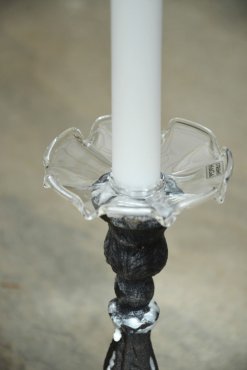Ljusmanschett klar glas