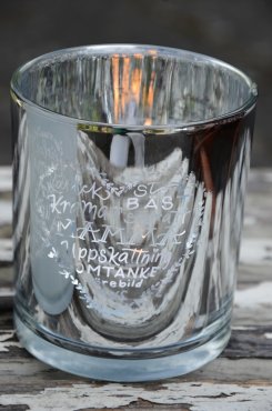 Majas Mamma lykta, silver