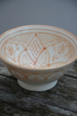 Marockansk skl Mocca traditionellt mnster, 15 cm