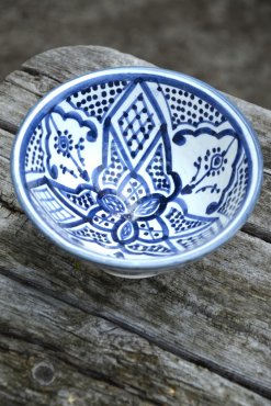 Marockansk skl Bl, traditionellt mnster, 15 cm