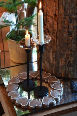 Pepparkakskrans dekoration