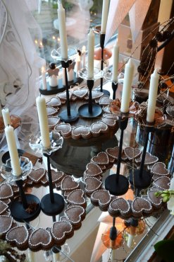 Pepparkakskrans dekoration