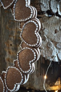 Pepparkakskrans dekoration