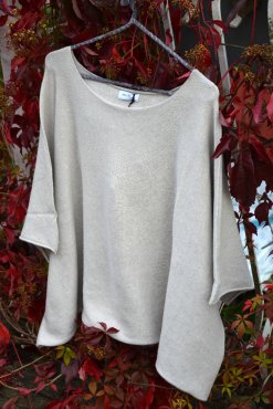 Ponchotrja beige, one size, Mix By Heart