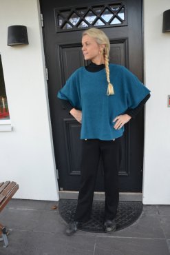 Ponchotrja, Petrol, one size, Mix By Heart