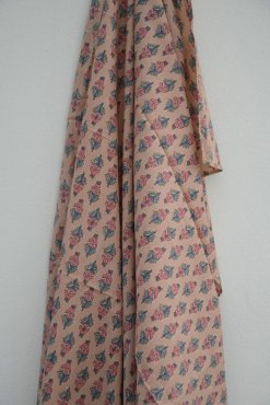 Sarong, "Rosa botten blomstermotiv"