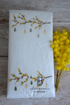 Servetter "P�skkvistar", Ib Laursen