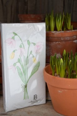 Servetter "Sn�droppar"