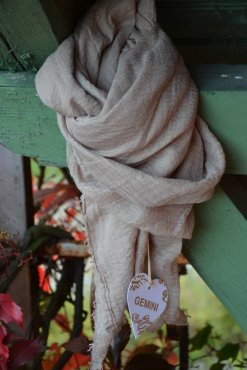Sjal beige, Gemini