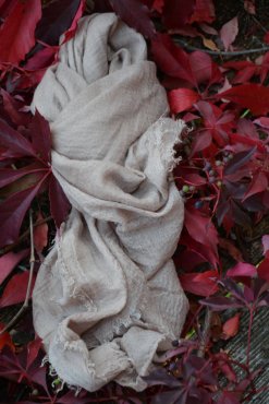 Sjal beige, Gemini
