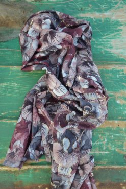 Sjal blommig rosa, Mix By Heart