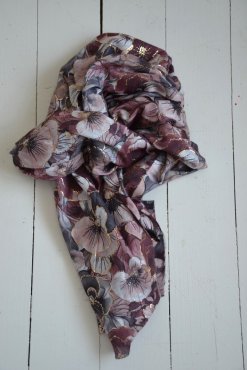 Sjal blommig rosa, Mix By Heart