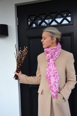 Sjal rosa paisleymnster, Mix By Heart