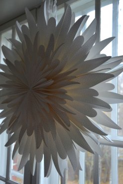 Pappersstjrna, Winter, 60 cm