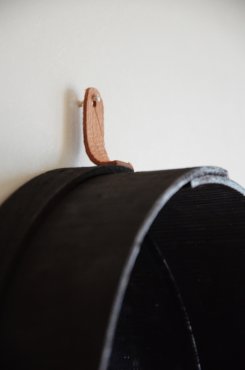 Spegel svart, Zef Design, mellan