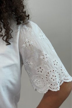 Syllan topp vit, S/M, Mix By Heart